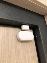 Tuya-Sensor de contacto inteligente ZigBee para puerta y ventana detectores de puerta inalámbricos para el hogar, alarma de aplicación remota para abrir/cerrar