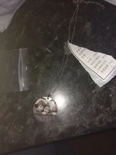 Collar con etiqueta redonda personalizable para hombre y mujer, con foto y nombre, Color dorado y plateado, joyería con letras personalizadas