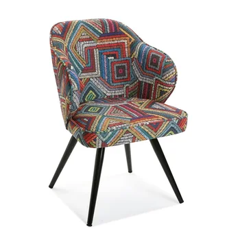 

Versa Home Abenaki four-legged printed chair with armrest 21350261