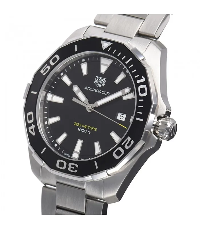 TAG HEUER AQUARACER QUARTZ STEEL WAY101A. BA0746