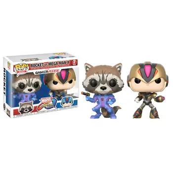 

Set 2 figuras POP Capcom vs Marvel Rocket vs MegaMan X Exclusive