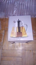 Glass Teapot Tea-Kettle INFUSER-FILTER Puer Flower Oolong Kung-Fu Heat-Resistant Stainless-Steel