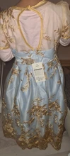 Vestido elegante de Año Nuevo para niñas, ropa de fiesta de princesa, de boda, infantil, cumpleaños