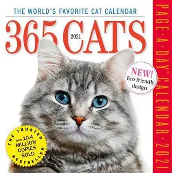 

2021 365 Cats Colour Page-A-Day Calendar, Wildlife: General Interest Cats As Pets Miscellaneous Items Stationery