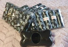 Poop-Bag Clean-Bag-Dispenser Degradable Pet-Dog Pet-Waste-Clean Printing with Dog-Up