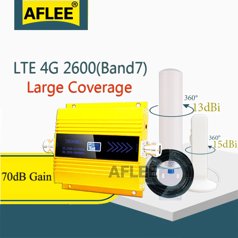 High Gain!!4g Signal Booster FDD LTE 2600mhz Band7
