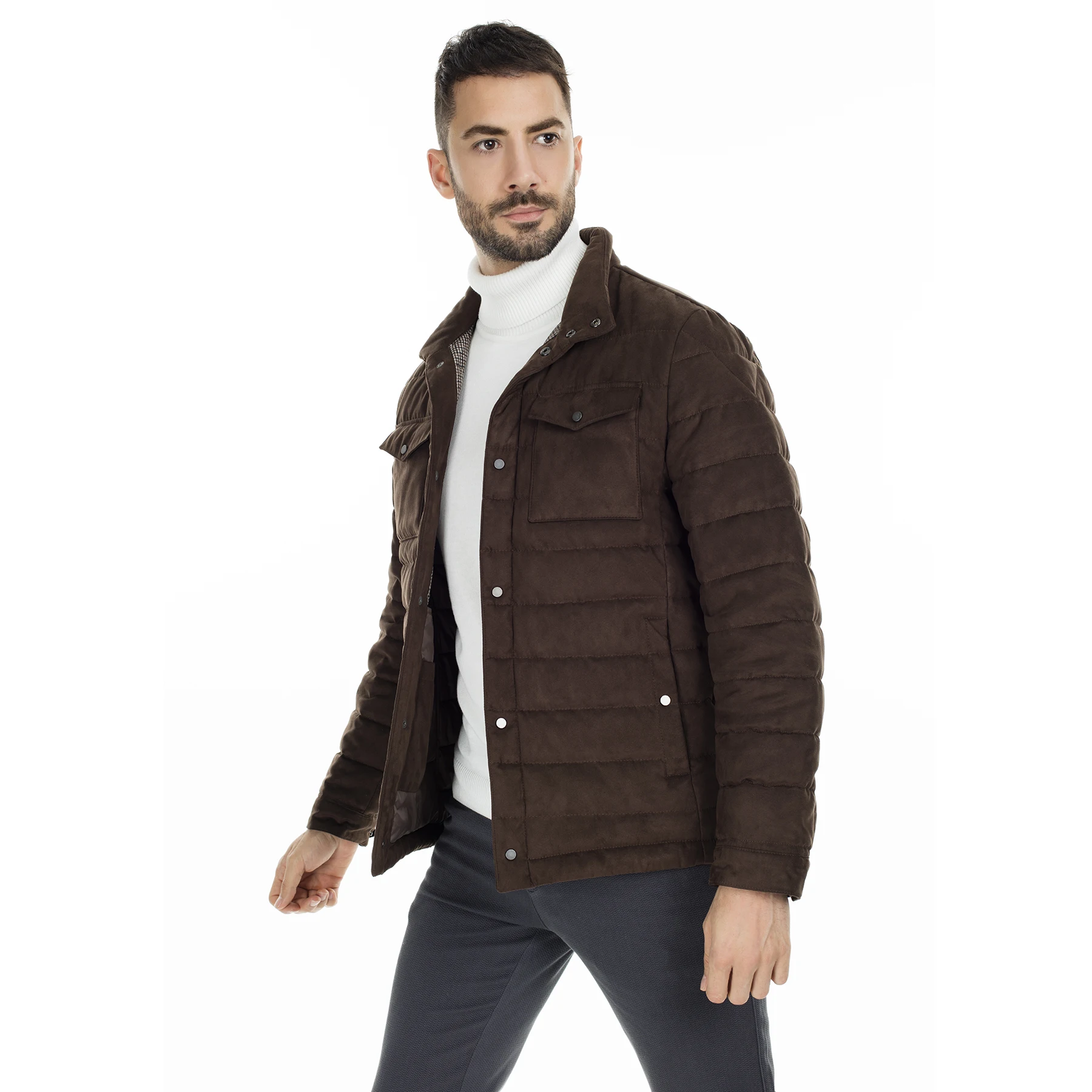 Allegro Suede Coat MALE COAT 0069306 W0 | Мужская одежда