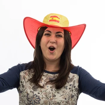 

Spanish Flag Foldable Hat