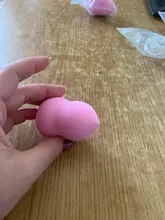 Puff cosmético en polvo para mujer, base de maquillaje esponja, belleza para maquillaje, herramientas y accesorios, forma de gota de agua, 1 ud.