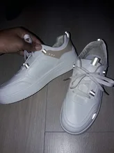 Zapatillas de deporte de malla para mujer, zapatos informales con cordones, transpirables, moda coreana, Primavera, 2021