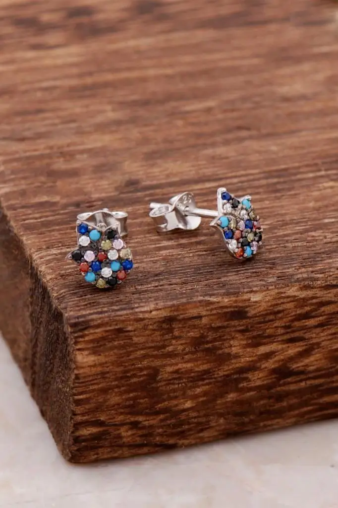 

Серьги из серебра с цирконами, дизайн Laleli, 4013, высокое качество, ручная работа, оригинальные филигранные серебряные украшения, подарок для женщин