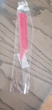 Peine fino de plástico resistente al calor para realzar el cabello, peine de estilismo de salón, peine de tinte separado para peluquería