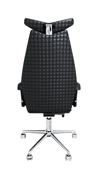 Office chair KULIK SYSTEM JET Black Computer chair Relief and comfort for the back 5 zones control spine