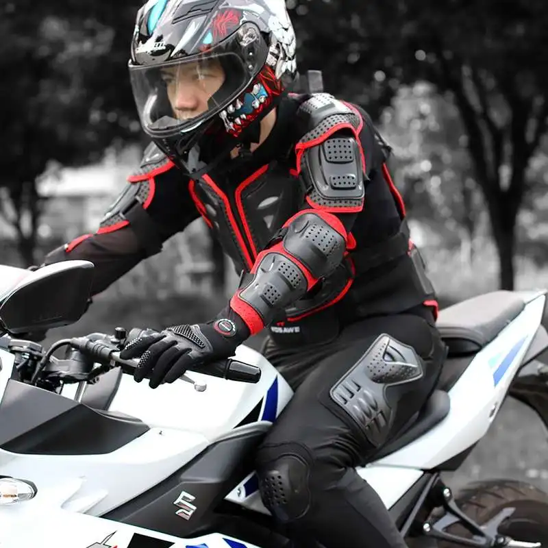Armadura de Motocross para hombre, chaleco de motocicleta, equipo de  protección corporal para carreras, chaqueta protectora para Moto, ropa de