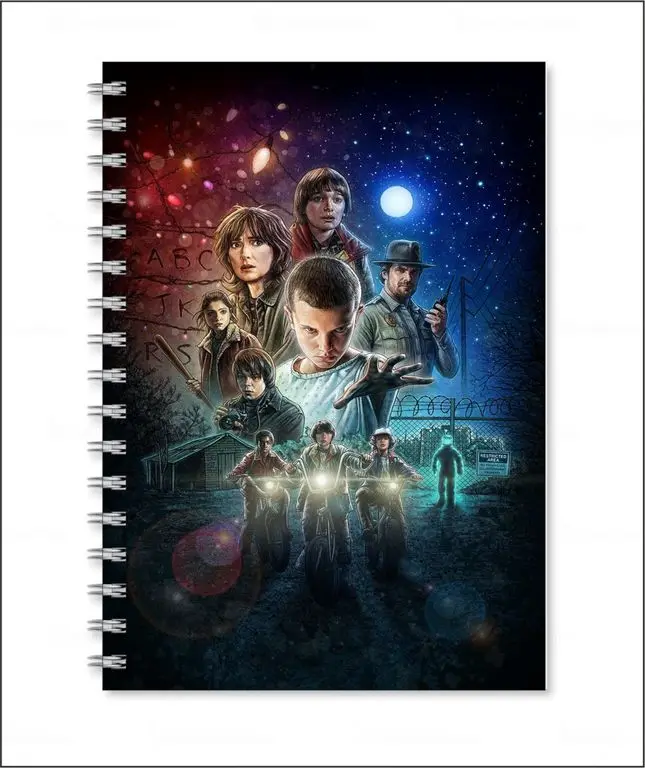 Тетрадь Очень странные дела Stranger Things №14 А5 | Канцтовары для офиса и дома