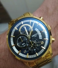 Gold Watch Top-Brand Automatic NIBOSI Luminous-Calendar Quartz Masculino Luxury Relogio