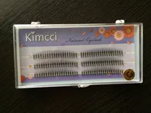 Kimcci-extensiones de pestañas postizas 3D, 120 Uds., rizado C/D/DD, mezcla de longitud de 8-12mm, maquillaje