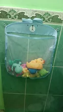 Bolsa de malla de pato para bebé, organizador de juguetes para bañera, Red de succión para baño, juguetes para bebés