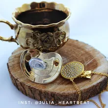 Chupete y chupete para bebé con 26 letras, sin BPA, de silicona, pezón infantil, dorado, ostentoso, Dummy Soother