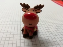 Resin Figurines Decor Christmas-Decoration Snow-Landscape-Model-Ornaments Miniatures