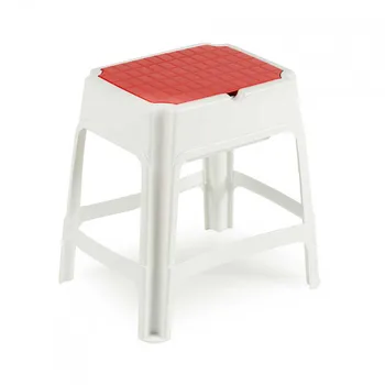 

Stackable stool with hollow Multiver slide White 35x28x45cm Progarden