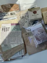 30 unids/set Vintage Scrapbooking Diy Paquete de pegatinas Retro decorativa Natural colección diario Washi etiqueta engomada de papel de arte