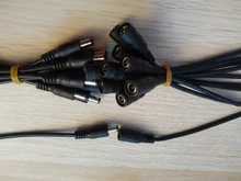 5/10 Uds 5,5x2,1 macho DC macho o hembra conector de Cable para 3528 de 5050 LED de luz de tira