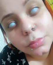 EYESHARE-1 par de lentes de contacto de malla blanca de gran diámetro, cosméticos para ojos de colores, lentes de contacto para Cosplay para Halloween