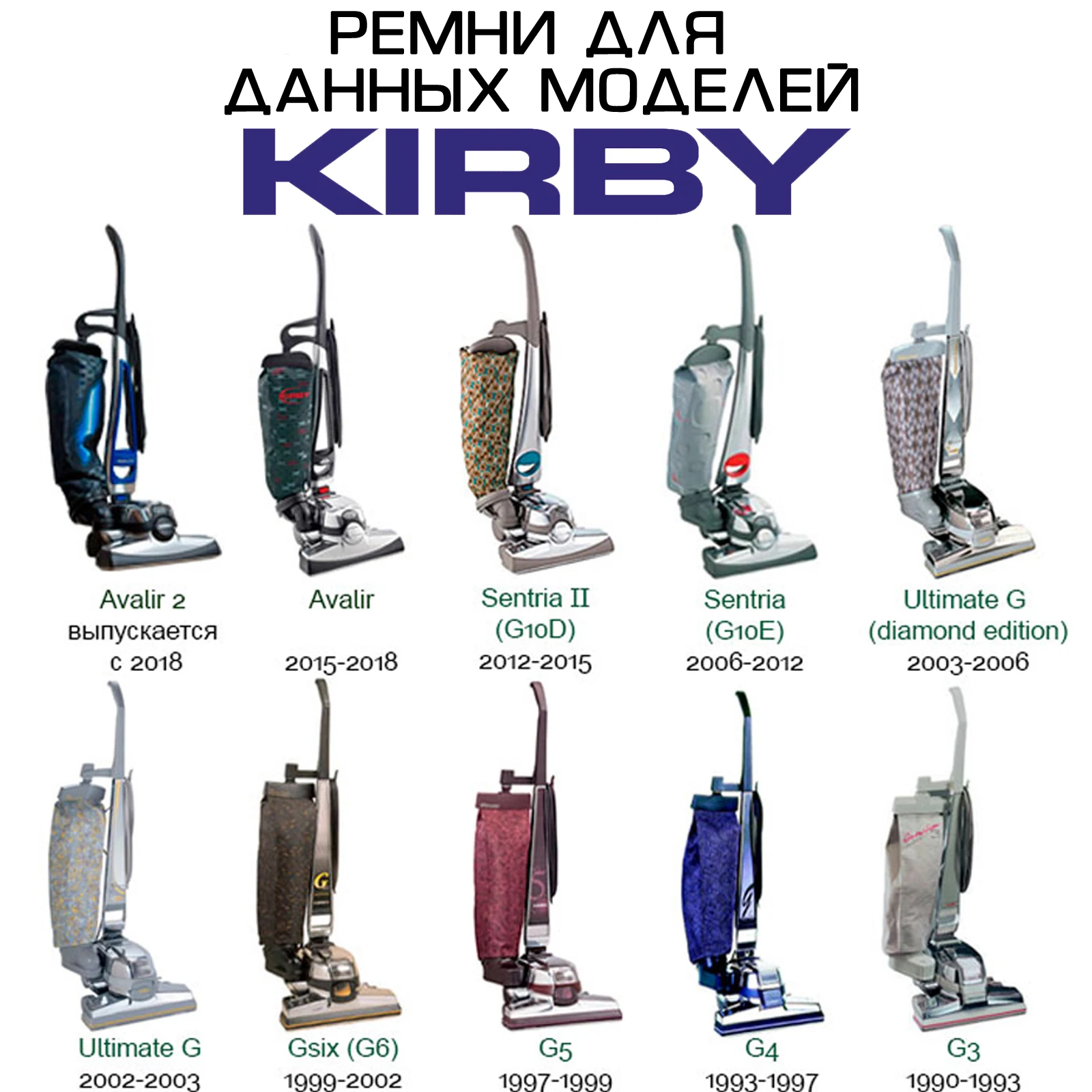 Cinghia per aspirapolvere kirby kirby 301291, originale, produzione usa,  set 4 pezzi.|Vacuum Cleaner Parts| - AliExpress