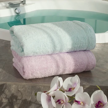 

Set of towels BB towels color: white Mint & Lilac (100x160 cm-2 pcs)