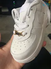 Placa para zapatos de acero inoxidable personalizable para chica, accesorio para deportivas, hebilla con nombre, niña, estilo bohemio, kpop