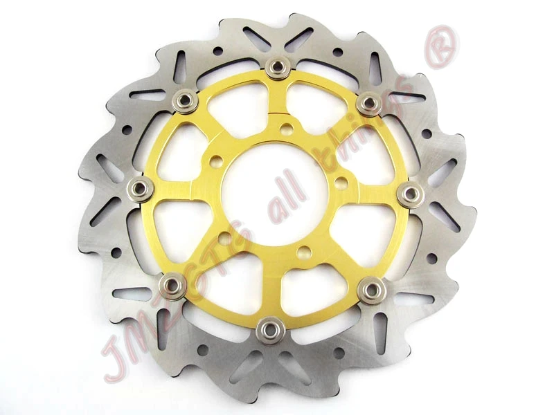 Тормозные диски мотоцикла для KAWASAKI ZX10R/ZX6R/ER6F/ER6N/Z750/Z1000/VERSYS 1000/Доминатор плавающий ротор дисковых передних тормозов