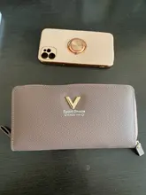 Female Purse Wallets-Card Double-Zipper Clutch Phone Long Woman Ladies Brand D-7929 Retro