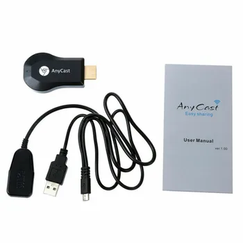 

Mirascreen 2.4G anycast Wifi Dongle DLNA Miracast Airplay HDMI TV red