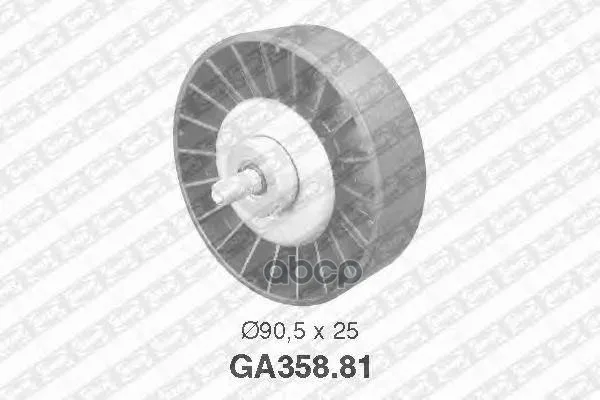 Ga358.81_ролик Обводной! С Кондиционером Ar 156, Fiat Marea, Lancia Lybra 2.4jtd 96 Ntn-Snr Ga35881 NTN-SNR арт. GA35881