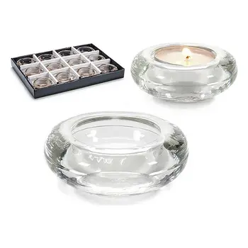 

Candleholder Crystal Transparent (6,5 x 2,5 x 6,5 cm)