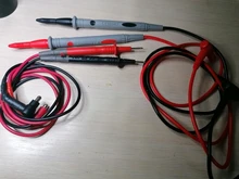 Digital-Multimeter Probe Alligator-Clip Test-Leads Soft-Silicone-Wire Universal 