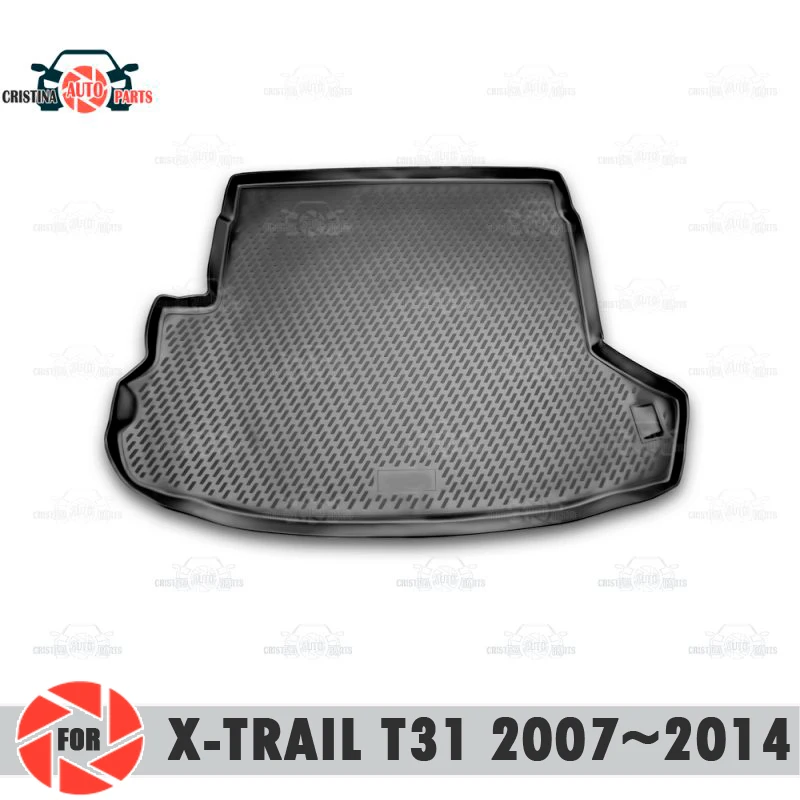 Коврик для багажника Nissan X-Trail T31 2007~2014 коврик Нескользящие полиуретановые