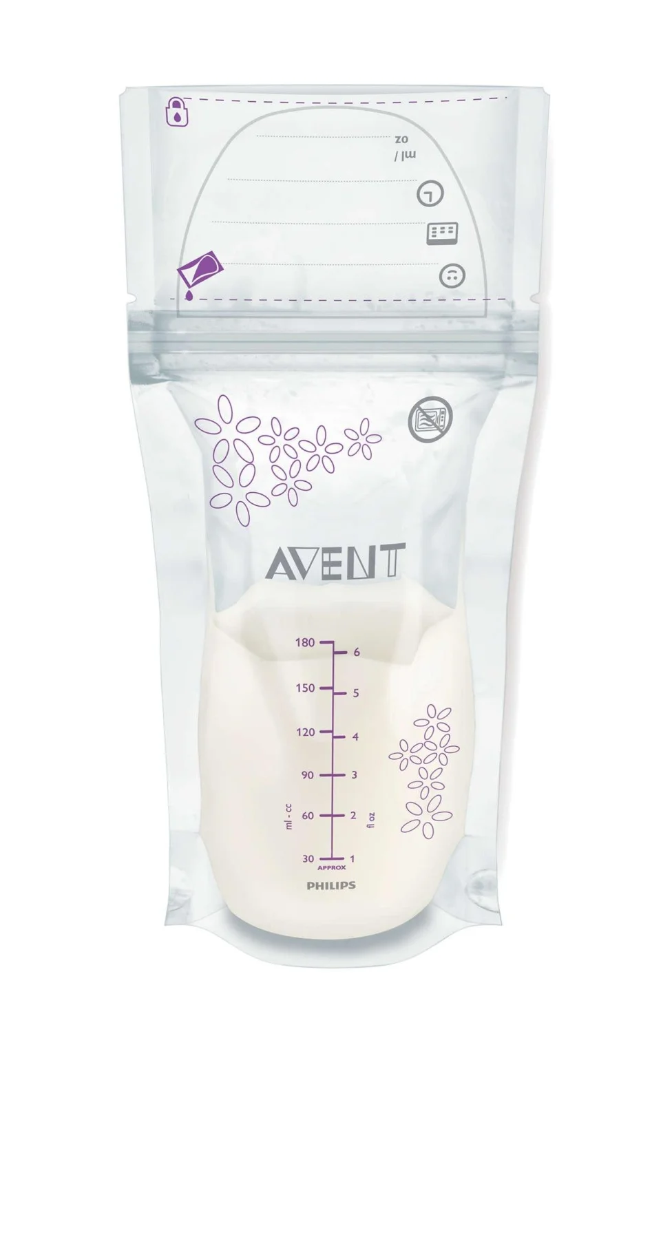 Philips Avent Пакеты для хранения молока 180мл 25шт|Контейнер грудного молока| |