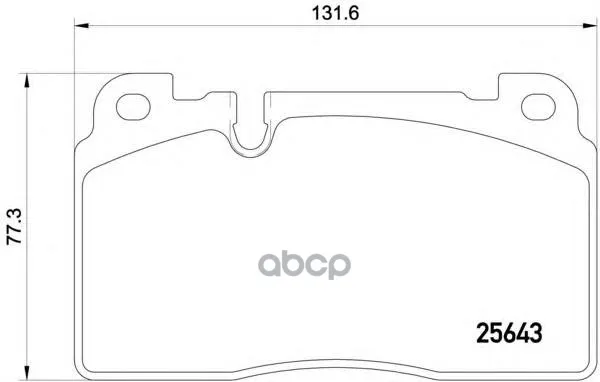 Колодки Тормозные Дисковые Audi: Q5 08- Brembo арт. P85122