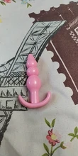 BESTCO-tapón Anal para masturbación, 18 + cuentas para estimular el punto G Vaginal, masaje para orgasmo, consolador, Juguetes sexuales para adultos, producto erótico SM
