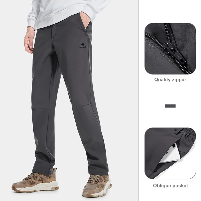 Hiking Pants Outdoor Hiking Pants Breathable Warm Women Trousers Windproof Water-repellent Casual Pant Men Spring