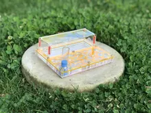 Tubo de prueba de humedad para granja de hormigas, gran espacio, nido de hormiga acrílico, insectos, casa de campo, taller ecológico, 150mm x 110m