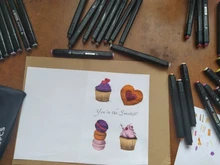 Touchfive-Conjunto de rotuladores de doble punta, set de 30/40/60/80/168 colores, rotuladores de alcohol para dibujo artístico y manga