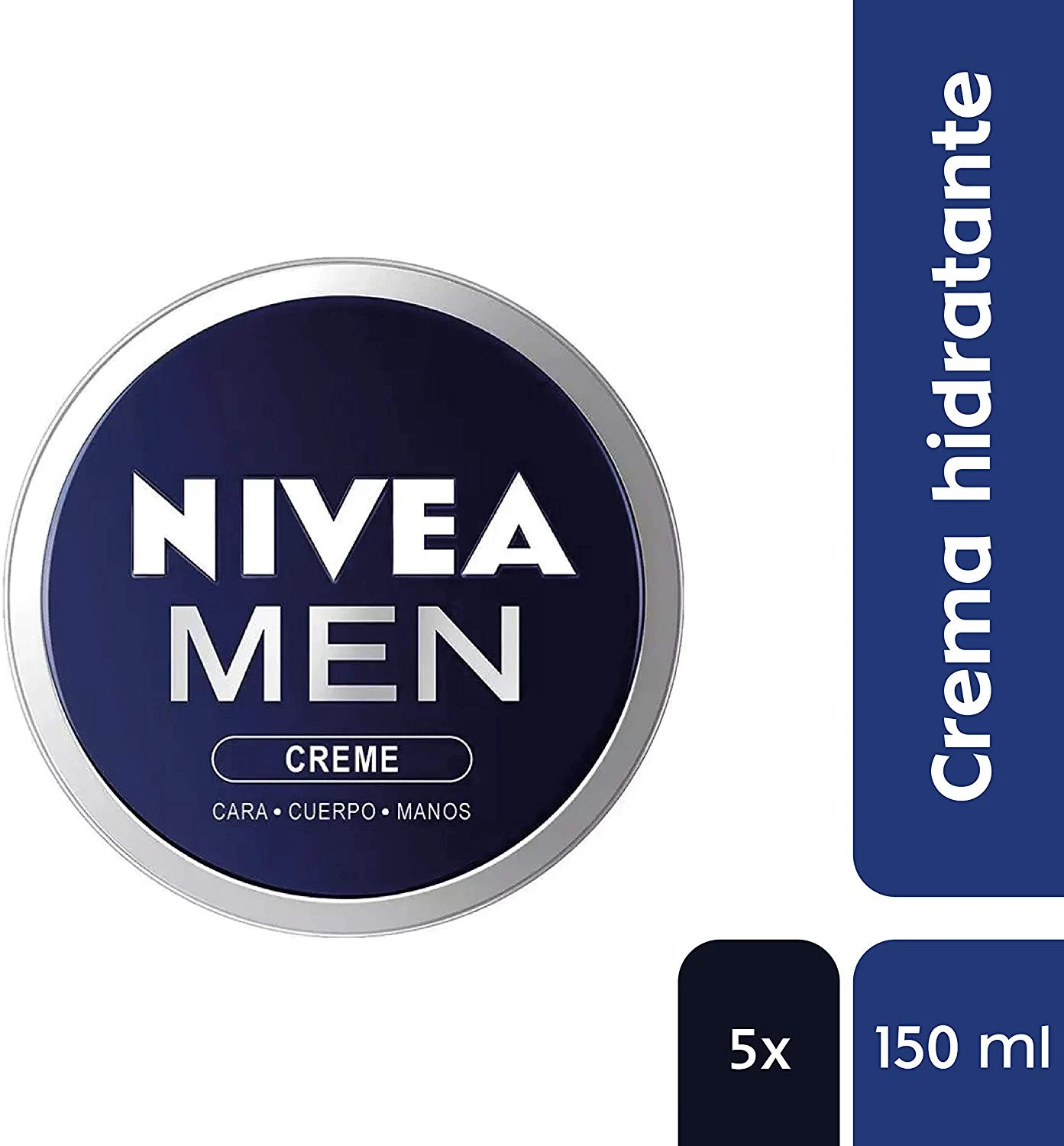 achterstalligheid Gietvorm Ontslag nemen Nivea Mannen Pack Crème 5 (5X150 Ml). Crème Voor Mannen, Gezichtscrème,  Lichaam En Handen, Brandkraan Multifunctionele Crème| | - AliExpress