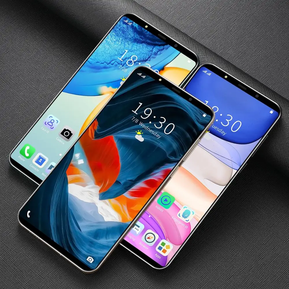 Newest i12 Pro Mobile Phone 5.7'' HD Four Camera