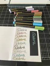 Rotuladores metalizados para escritura, bolígrafos artísticos de tinta permanente, apto en papel, piedra, vidrio, pared, 10 unidades/lote