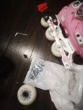 Ruedas en línea de hierro para patines, 16 Uds., espaciador de casquillo del cojinete central, piezas de herramientas duraderas de repuesto, accesorios de equipo