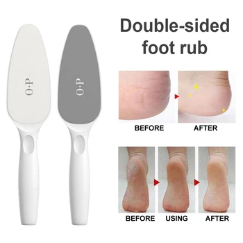 

1pcs Double Side Foot File Professional Rasp Heel Grater Hard Dead Skin Callus Remover Pedicure File Foot Grater