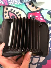 Tarjetero de piel sintética para mujer, Cartera de 9 Bits/10 Bits + 2 posiciones grandes con cremallera, Tarjetero con personajes bonitos